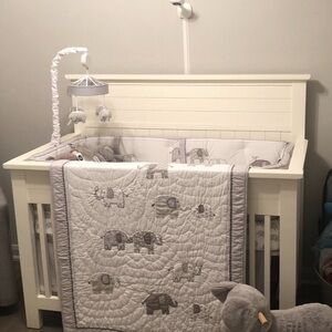 Pottery barn Taylor crib bedding